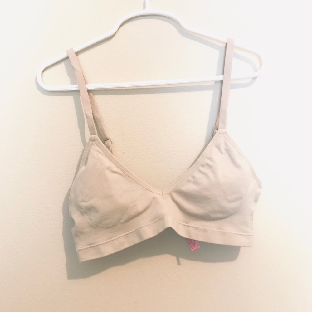 Tan padless bra